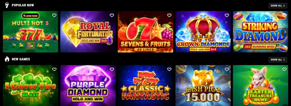 Winner Casino Games